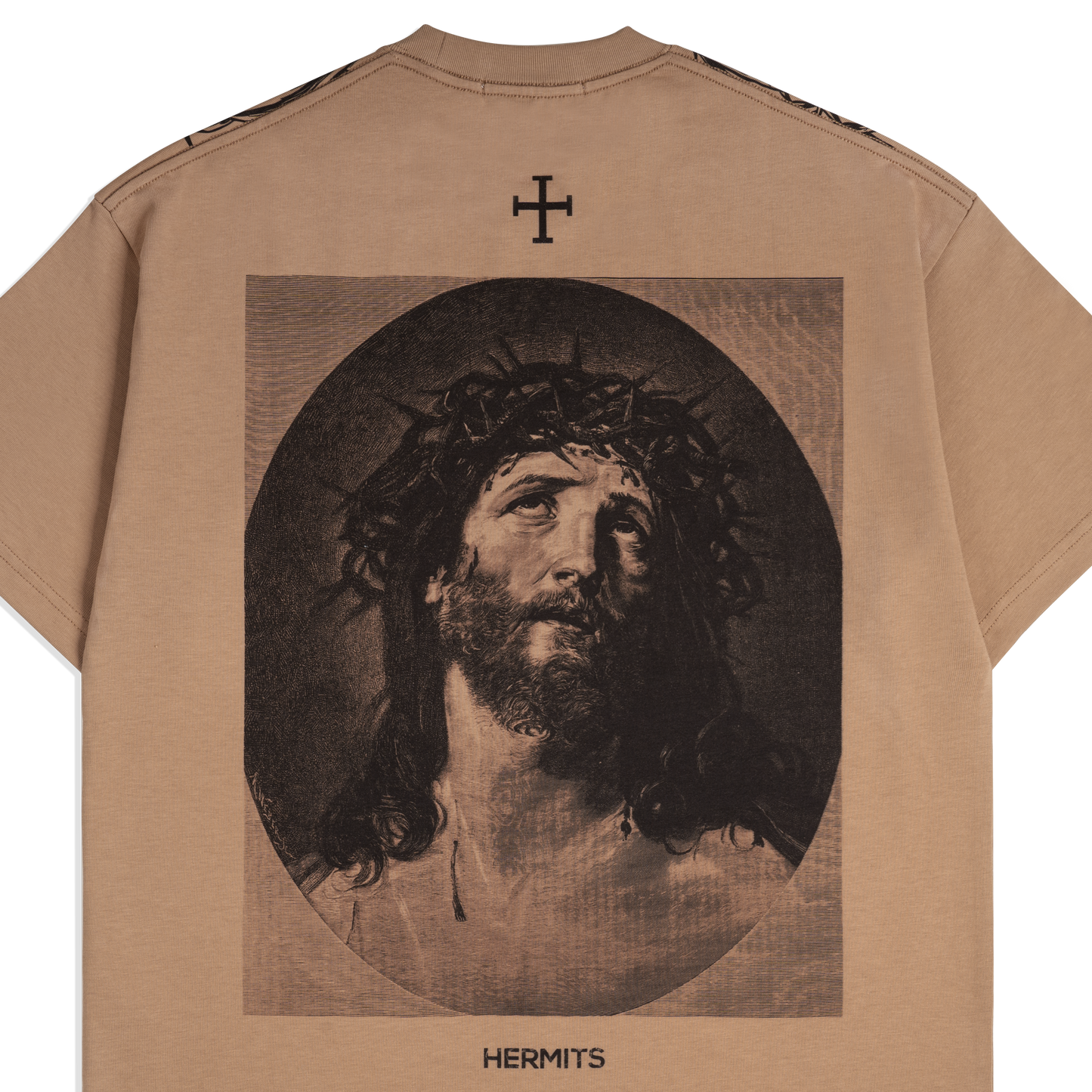 Crown of Thorns Unisex T-shirt_Brown