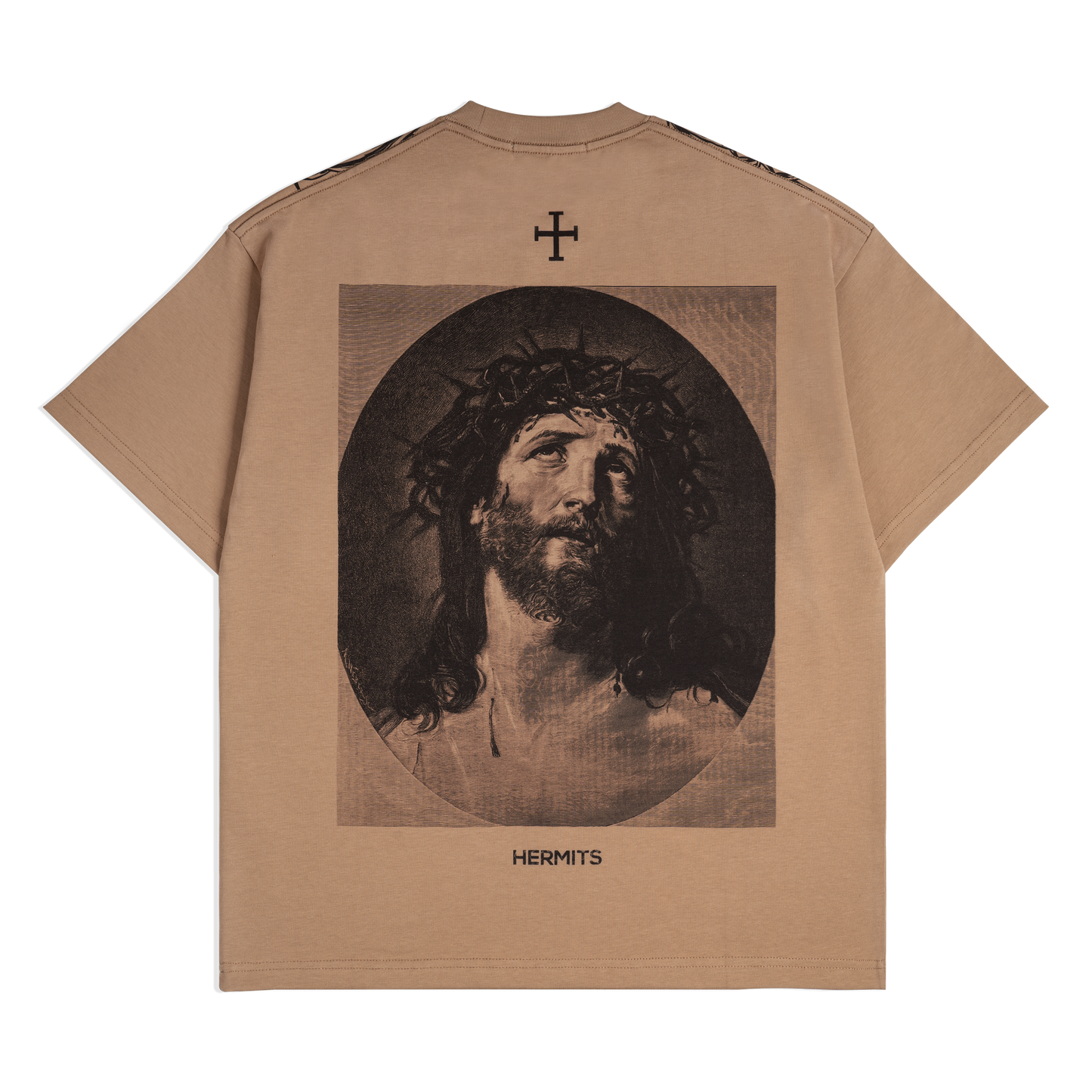 Crown of Thorns Unisex T-shirt_Brown