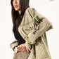 Olive-green Denim Jacket